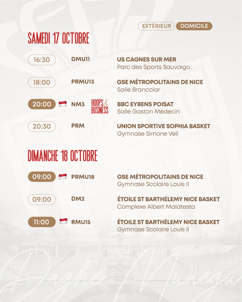 Agenda de la semaine
